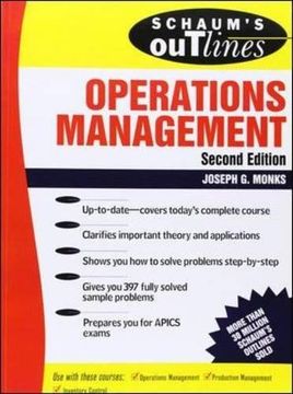 portada Schaum's Outline of Operations Management (en Inglés)
