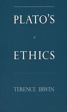 portada plato's ethics (en Inglés)