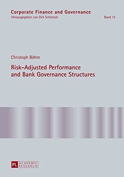 portada Risk-Adjusted Performance and Bank Governance Structures (Corporate Finance and Governance)
