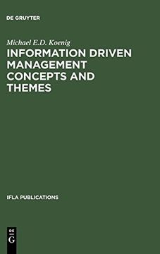 portada Ifla 86: Information Driven Management Concepts and Themes (International Federation of Library Associations and Institutions (in English)