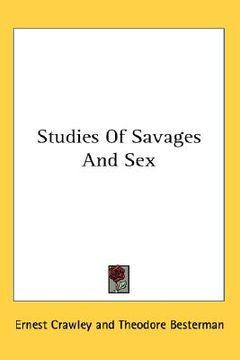 portada studies of savages and sex (en Inglés)