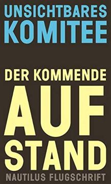 portada Der Kommende Aufstand (en Alemán)
