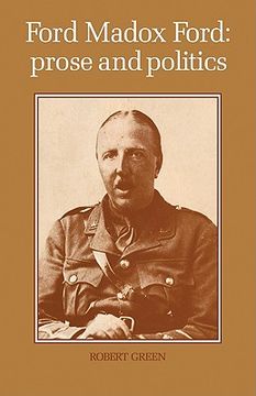 portada Ford Madox Ford: Prose and Politics Paperback (in English)