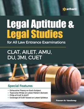 portada Legal Aptitude & Legal Studies For All Law Entrance Examinations CLAT, AILET, AMU, DU, JMI, CUET (en Inglés)