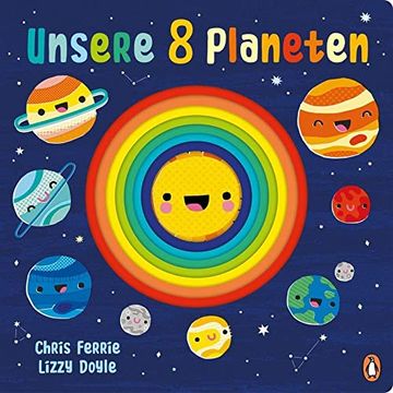 portada Unsere 8 Planeten: Pappbilderbuch mit Stanzung ab 3 Jahren (en Alemán)