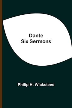 portada Dante six Sermons (en Inglés)