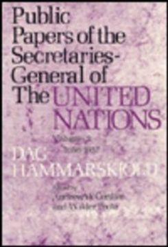 portada Public Papers of the Secretaries General of the United Nations: Volume 3 (in English)