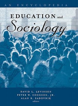portada education and sociology: an encyclopedia (en Inglés)