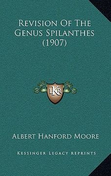 portada revision of the genus spilanthes (1907) (en Inglés)