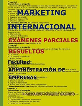 portada Marketing Internacional- Exámenes Parciales Resueltos: Facultad: Administración de Empresas