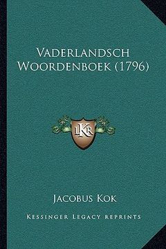 portada Vaderlandsch Woordenboek (1796)