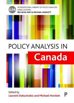 portada Policy Analysis in Canada (International Library of Policy Analysis) (in English)