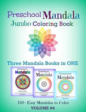 portada Preschool Mandala: JUMBO COLORING Book (in English)