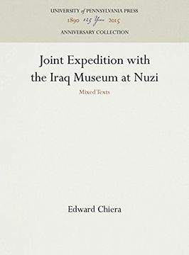 portada Joint Expedition with the Iraq Museum at Nuzi: Mixed Texts (Publications of the Baghdad School)