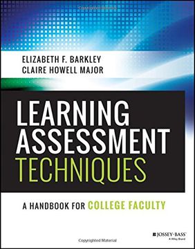 portada Learning Assessment Techniques: A Handbook for College Faculty (en Inglés)