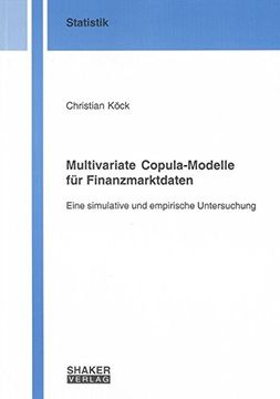 portada Multivariate Copula-Modelle für Finanzmarktdaten 