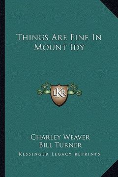 portada things are fine in mount idy