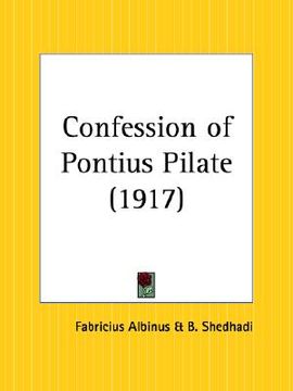 portada confession of pontius pilate (en Inglés)