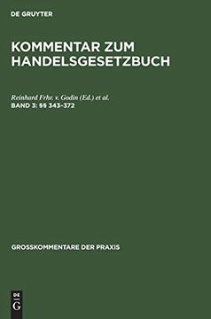 portada (ã â§ã â§ 343-372) (Groã â Kommentare der Praxis) (German Edition) [Hardcover ] (en Alemán)