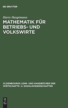 portada Mathematik für Betriebs- und Volkswirte (en Alemán)
