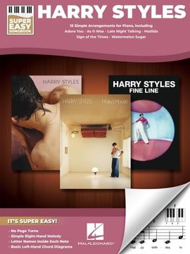 portada Harry Styles - Super Easy Songbook for Piano (en Inglés)