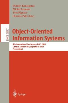 portada object-oriented information systems (en Inglés)