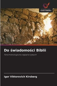 portada Do świadomości Biblii (in Polaco)