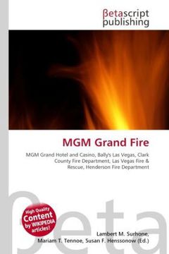 portada MGM Grand Fire (en Inglés)