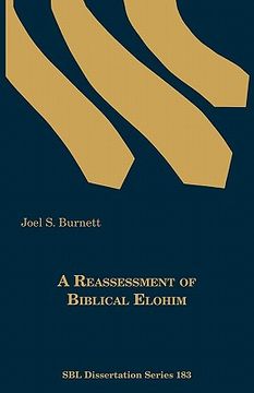 portada a reassessment of biblical elohim (in English)