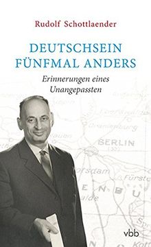 portada Deutschsein Fünfmal Anders: Erinnerungen Eines Unangepassten (en Alemán)