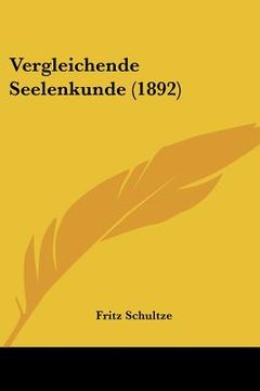 portada vergleichende seelenkunde (1892) (en Inglés)
