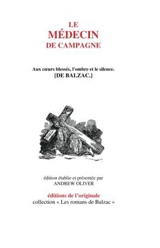 portada Le Medecin de campagne (Les romans de Balzac) (Volume 10) (French Edition)