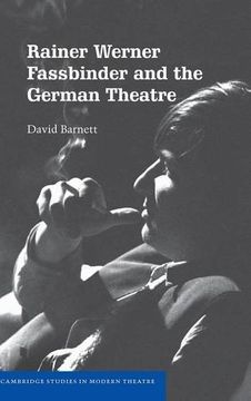 portada Rainer Werner Fassbinder and the German Theatre Hardback (Cambridge Studies in Modern Theatre) (en Inglés)