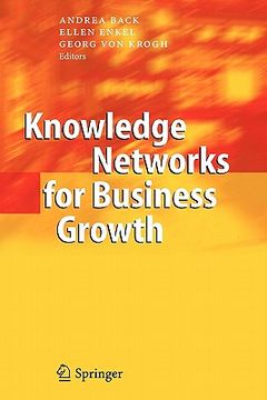 portada knowledge networks for business growth (en Inglés)