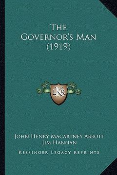 portada the governor's man (1919) (en Inglés)