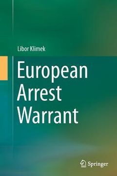 portada European Arrest Warrant (en Inglés)