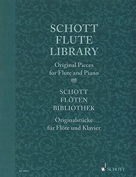 portada Schott Flute Library: Original Pieces For Flute And Piano Basso Ad Lib. (Schott Library Series)