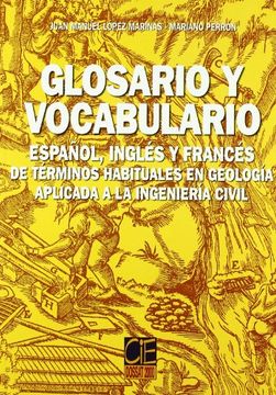 portada Glosario y Vocabulario Esp/Ing/Frances (in Spanish)