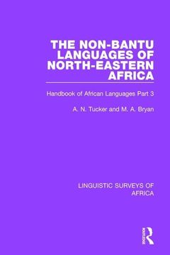 portada The Non-Bantu Languages of North-Eastern Africa: Handbook of African Languages Part 3 (in English)