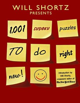 portada Will Shortz Presents 1,001 Sudoku Puzzles to do Right now (en Inglés)