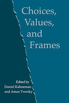 portada Choices, Values, and Frames Paperback (en Inglés)