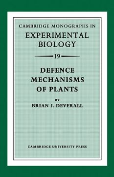 portada Defence Mechanisms of Plants (Cambridge Monographs in Experimental Biology) (in English)