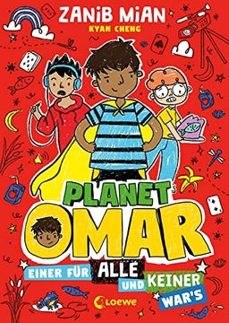 portada Planet Omar (Band 4) - Einer für Alle und Keiner War's: Lustiger Comic-Roman für Kinder ab 8 Jahren (en Alemán)