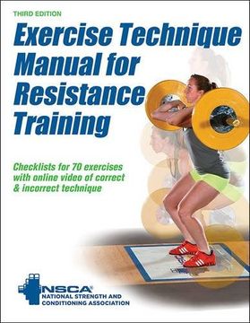 portada Exercise Technique Manual for Resistance Training 3rd Edition With Online Video