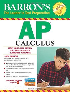 portada Barron's AP Calculus with CD-ROM, 14th Edition