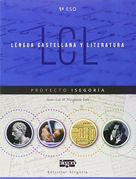 portada Lengua Castellana y Literatura. 1âº de Eso: Proyecto Isegorã­A
