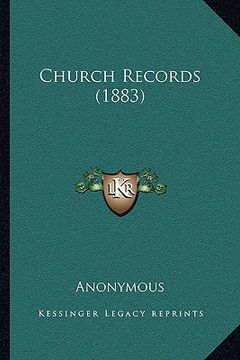 portada church records (1883) (in English)