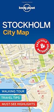 portada Lonely Planet Stockholm City Map (en Inglés)