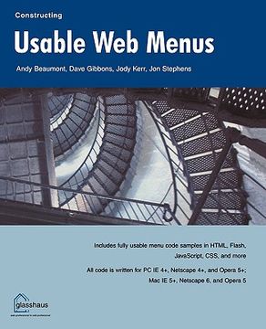 portada constructing usable web menus (en Inglés)