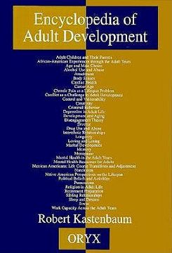 portada encyclopedia of adult development (en Inglés)